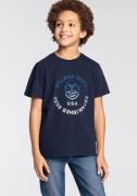 DELMAO T-shirt Met logoprint voor jongens Korte mouwen, basic pasvorm,...