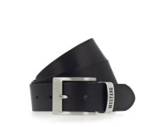 MUSTANG Leren riem Overlengte, vintage karakter, 4 cm
