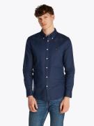 Tommy Hilfiger Overhemd met lange mouwen LINEN BLEND SOLID RF SHIRT