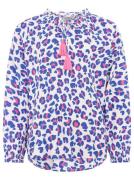 Zwillingsherz Blouse zonder sluiting Colorful Leo met leopardenpatroon...
