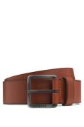 Boss Leren riem Jeeko_Sz40 met matte gesp
