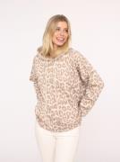 Zwillingsherz Hoodie Luipaard met dubbellaagse verwerking