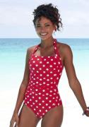 Lascana Badpak in stippendesign met een modellerend effect