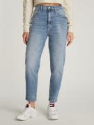TOMMY JEANS Mom jeans High waist - Mom-Jeans Tapered met logo-borduurw...