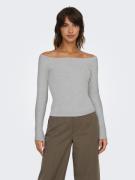 Only Shirt met lange mouwen ONLGLAMOUR L/S BOAT NECK TOP BOX CC JRS