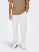 ONLY & SONS Trainingsbroek ONSSINUS LOOSE 0007 COT LIN PANT NOOS