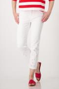 Monari 7/8 jeans met ajourkant