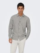 ONLY & SONS Geruit overhemd ONSGUDMUND LS CHECKED SHIRT NOOS
