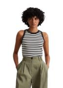 Marc O'Polo Tanktop gestreept, van rib-jersey, slim fit