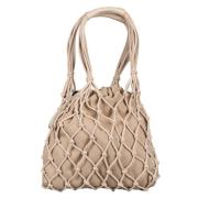 Tom Tailor Denim Hobo-tas Iris handgemaakt netstructuur is de blikvang...