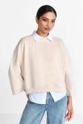 Rich & Royal Sweatshirt Tencel peached Shirt modieus kortarm sweatshir...