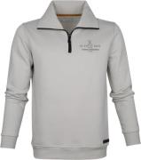 No Excess Half Zip Trui Beige