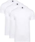 Alan Red Giftbox Derby O-Hals T-shirts Wit (3Pack)