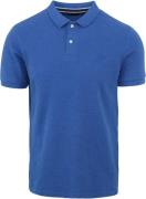 Superdry Classic Pique Polo Mid Blauw