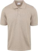 KnowledgeCotton Apparel Poloshirt Beige