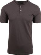 Marc O'Polo T-Shirt Slub Bruin