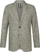 Profuomo Blazer Wol Groen Melange