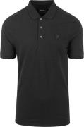 Lyle and Scott Tonal Eagle Polo Antraciet