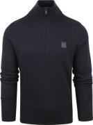 BOSS Kanobix Half Zip Trui Navy