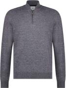 State Of Art Half Zip Trui Melange Paars