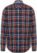 NZA Overhemd West Coast Flanel Ruit Blauw