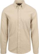 Marc O'Polo Overhemd Twill Beige