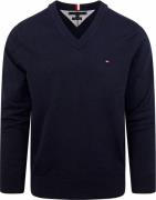 Tommy Hilfiger Pullover V-Hals Navy