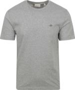 Gant T-shirt Shield Logo Grijs