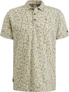 Cast Iron Poloshirt Print Beige