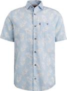 Vanguard Short Sleeve Overhemd Linnen Lichtblauw