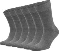 Suitable Merino Sokken Grijs 6-Pack