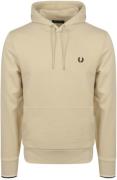 Fred Perry Hoodie Logo Beige