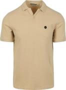 No Excess Poloshirt Riva Solid Beige
