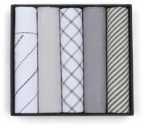 Suitable Zakdoeken 5-Pack Dessin Grey -