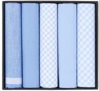 Suitable Zakdoeken 5-Pack Dessin Light Blue -