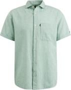 Vanguard Short Sleeve Overhemd Linnen Groen