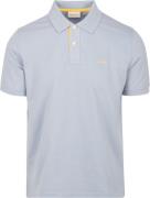 Gant Contrast Piqué Poloshirt Lichtblauw