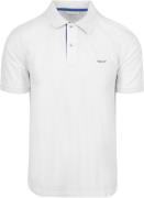 Gant Contrast Piqué Poloshirt Wit