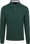 Tommy Hilfiger Longsleeve Polo Donkergroen