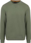 BOSS Sweater Westart Open Groen