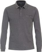 Casa Moda Polo Long Sleeves Grijs