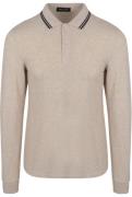 Fred Perry Longsleeve Polo Beige Melange W50