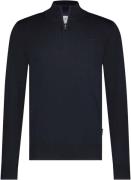 State Of Art Half Zip Trui Estate Navy