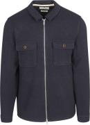 Anerkjendt Overshirt Hanky Wolblend Navy