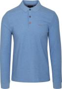 NZA Longsleeve Polo Isaac Piqué Blauw