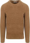 No Excess Trui Ribknit Khaki