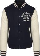 Superdry Varsity Bomber Jas Navy