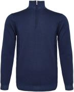 R2 Half Zip Trui Merinowol Navy