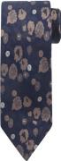 Suitable Stropdas Zijde Print Navy -