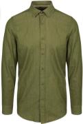 Suitable Overhemd Washed Groen